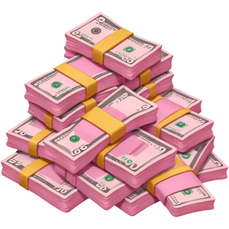 Pink money emoji emoji