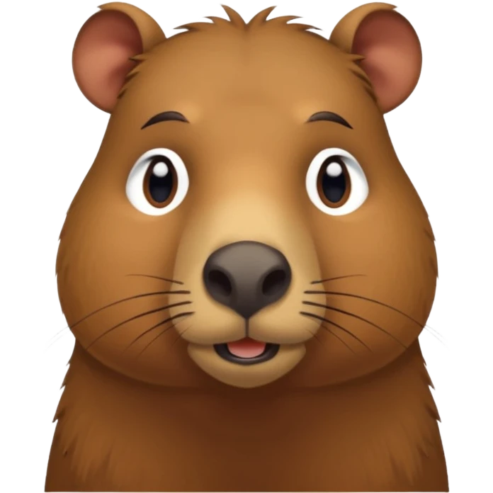 nervous capibara emoji