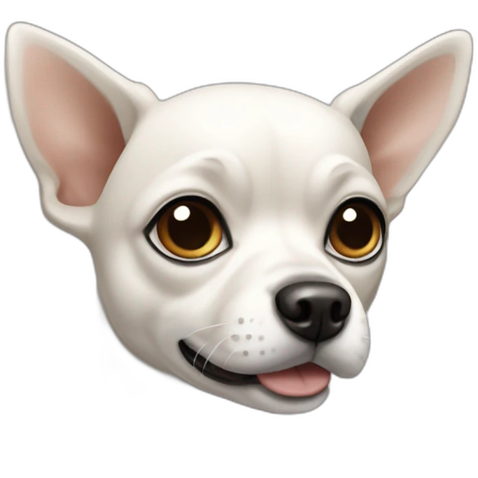 black-white-chiwawa-dog emoji