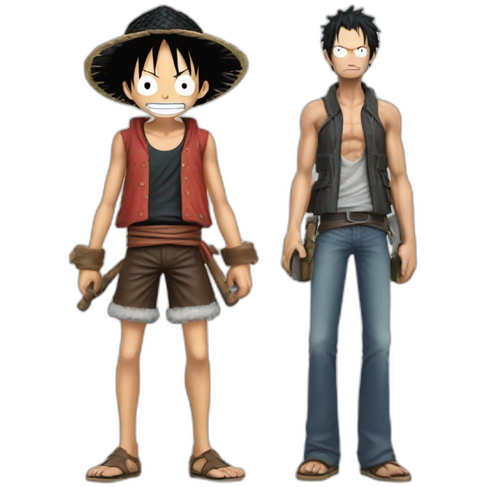 luffy vs daryl dickson emoji