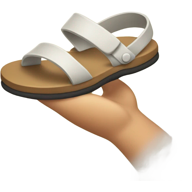 Hand with sandal  emoji