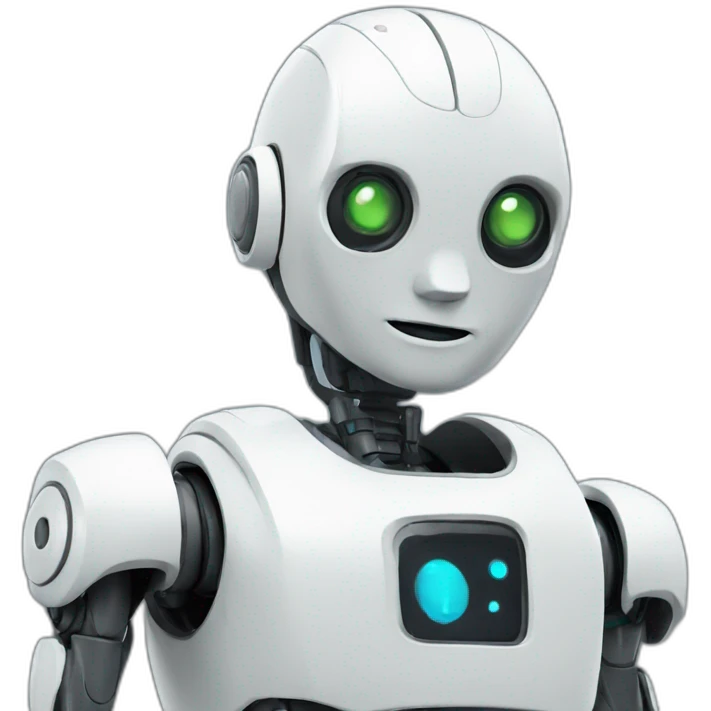 Robot android emoji
