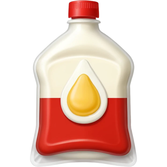 bustina monoporzione di maionese e ketchup emoji