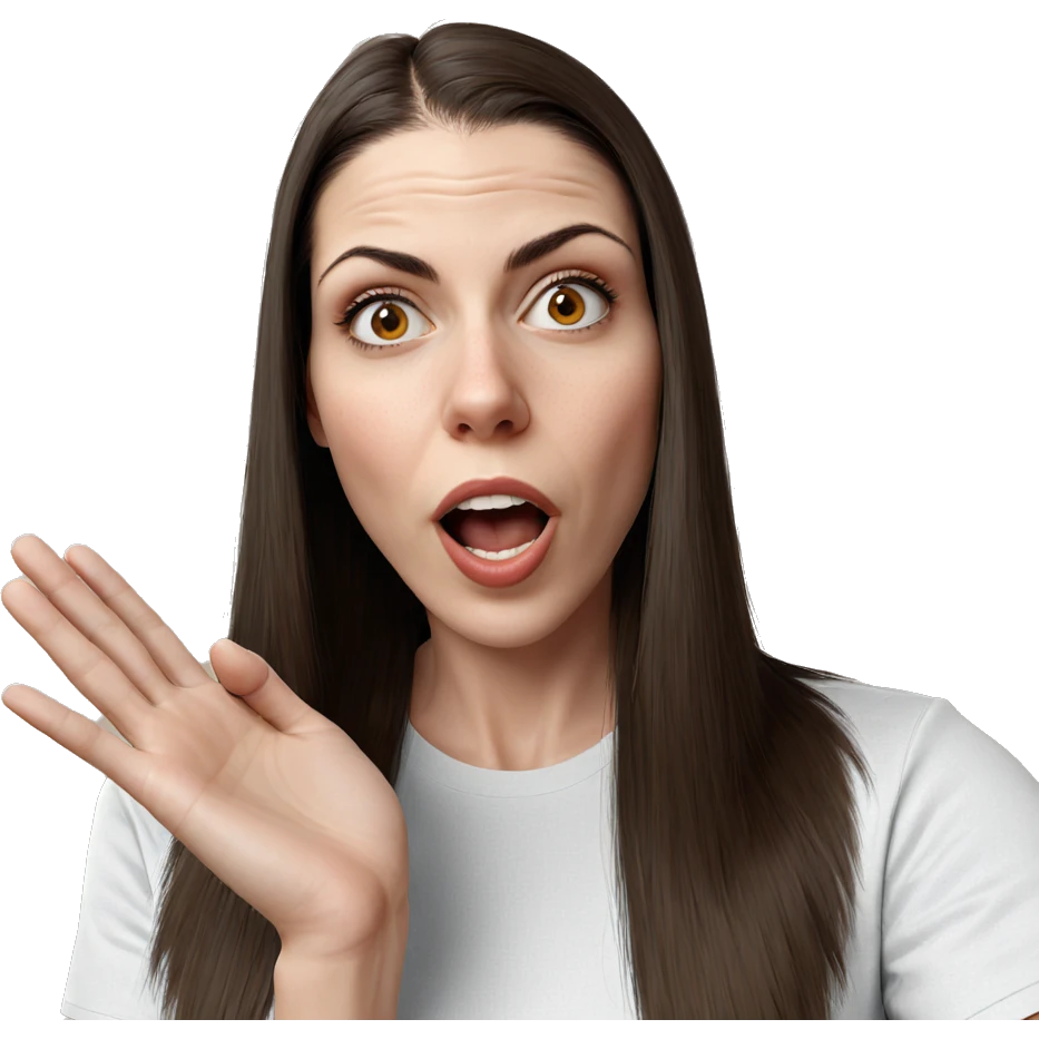 realistic portrait of girl emoji