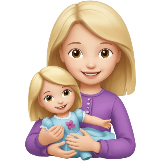 Little girl playing with herself emoji