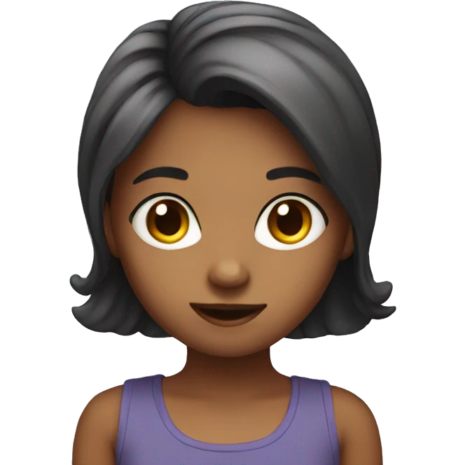 Cute girl emoji