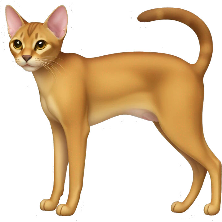 Chausie Cat Breed Full Body emoji