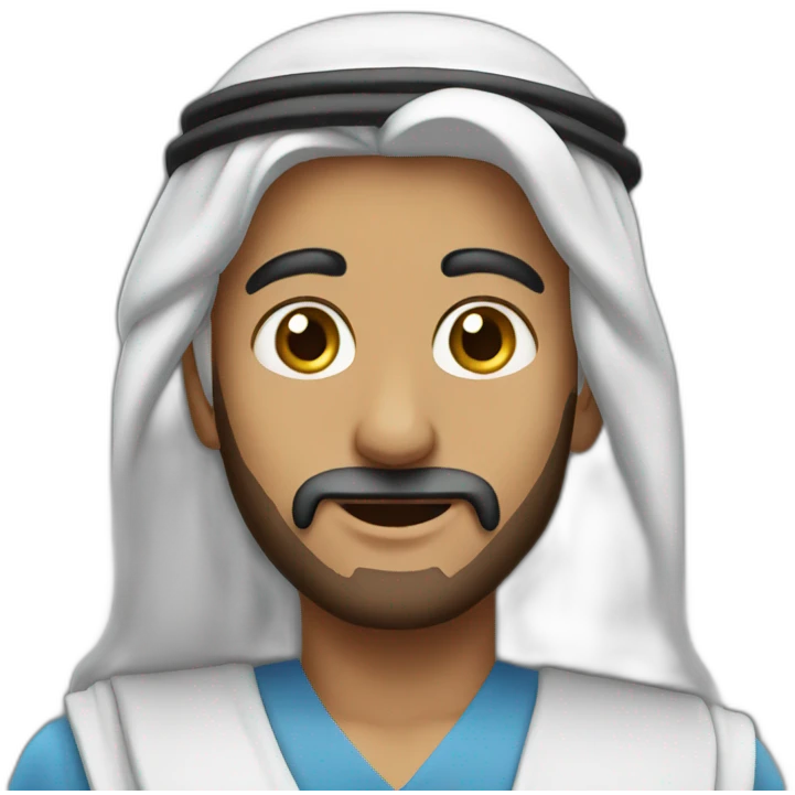 Un arabe emoji