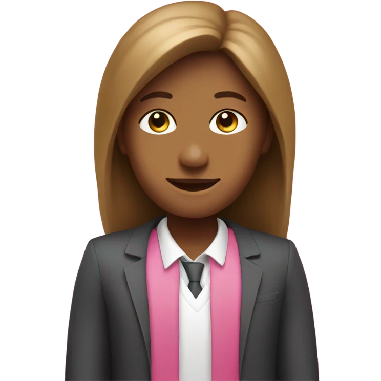 LinkedIn Logo pink emoji