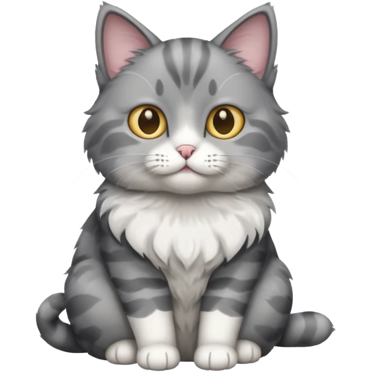 gray cat emoji