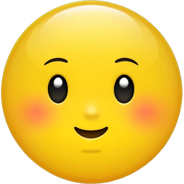 Generate a high-quality 3D cartoon-style emoji of yellow glitter, sparkling effect, smooth gradient colors, rounded and cute appearance, simple white background, high-resolution.
 emoji