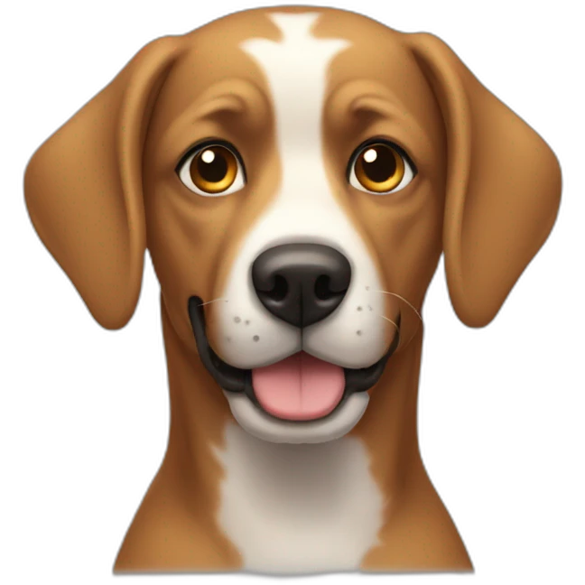 Human dog emoji