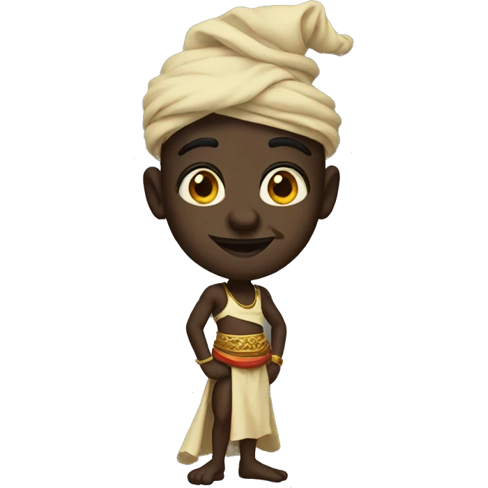 black genie emoji