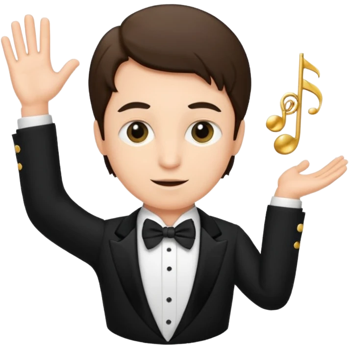 Music conductor emoji