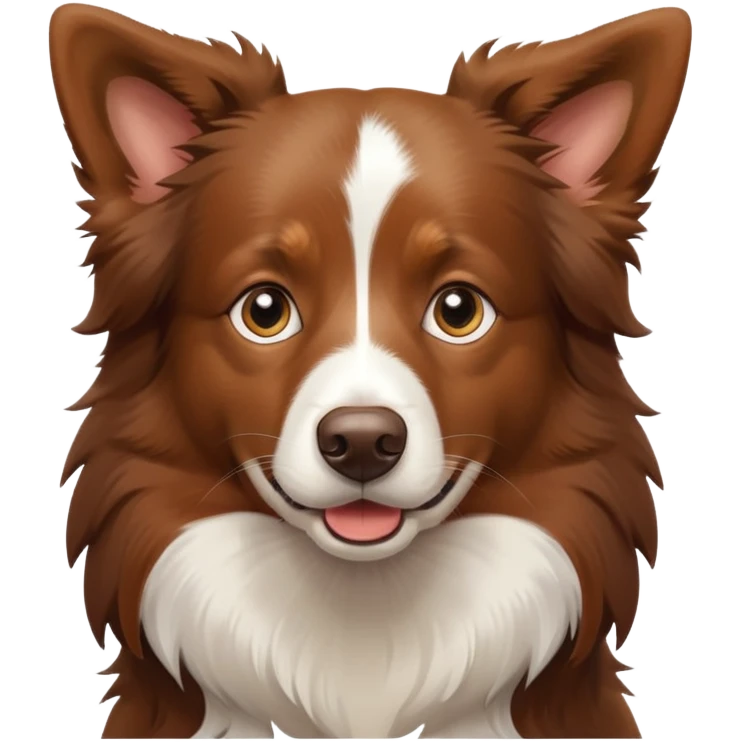 Brown Border Collie emoji