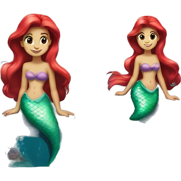 Little Mermaid Ariel  emoji