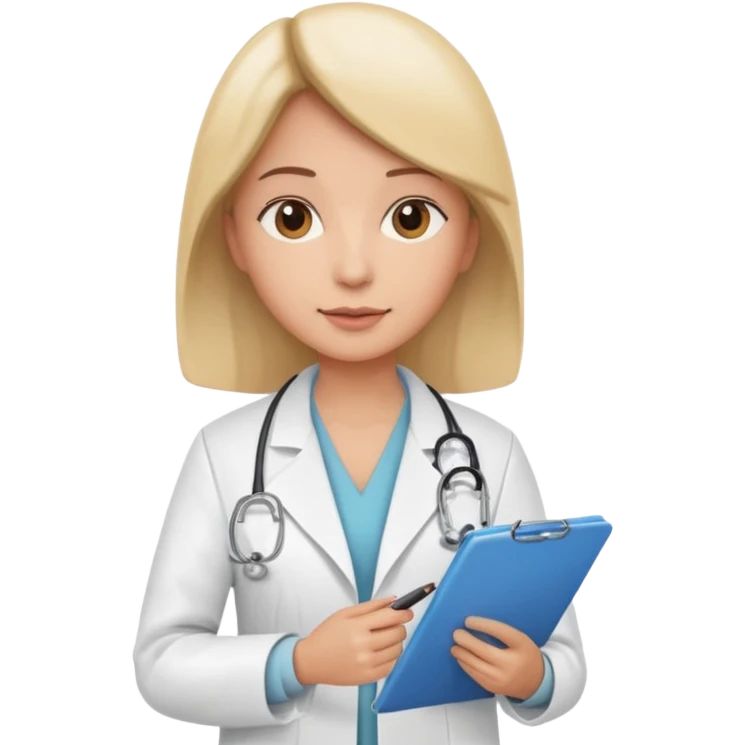 doctor with checklist emoji
