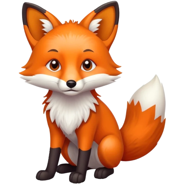 Red fox  emoji