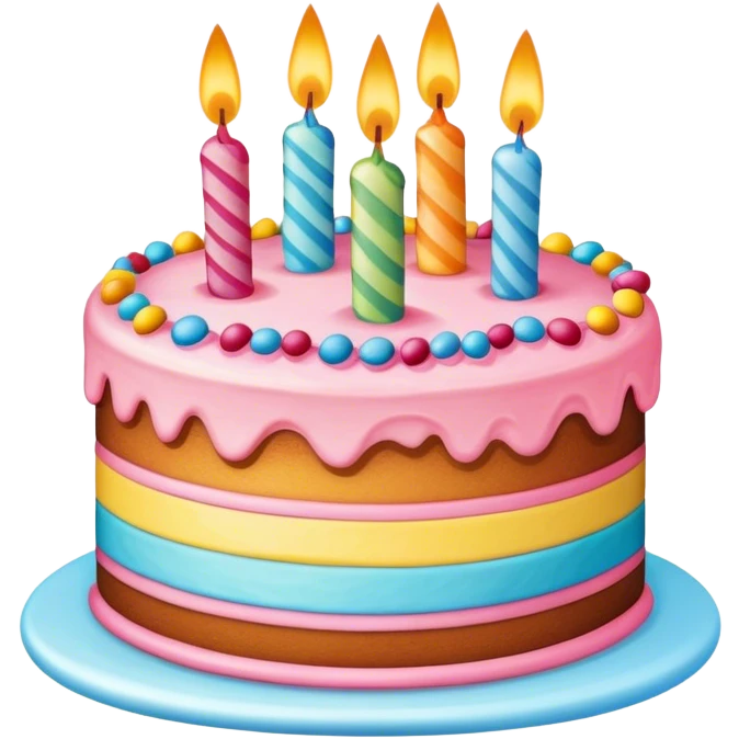 Birthday cake emoji