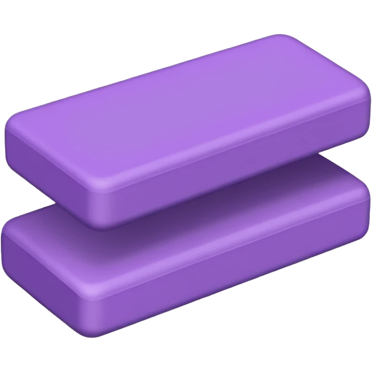 Purple eraser emoji