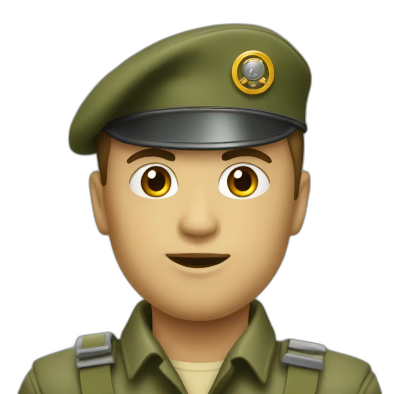 Chat qui fait un signe militaire  emoji