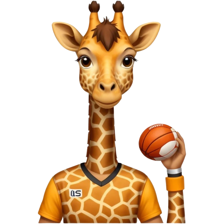 athlete player giraffe emoji