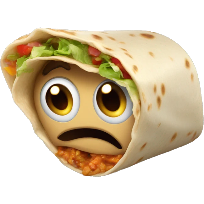 Scary burrito  emoji