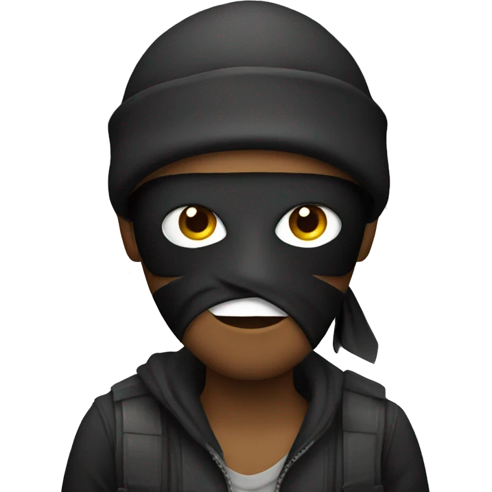A robber emoji