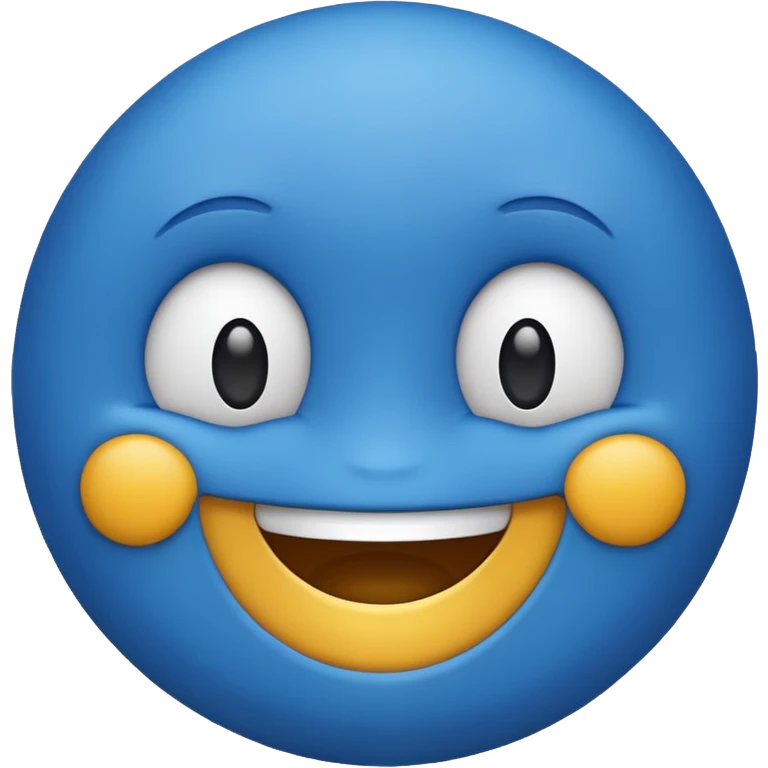 Blue emoji emoji