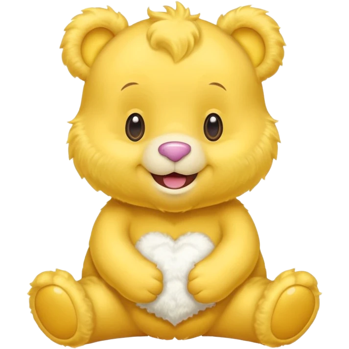 bisounours jaune emoji