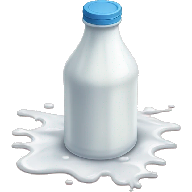 spilled milk bottle  emoji