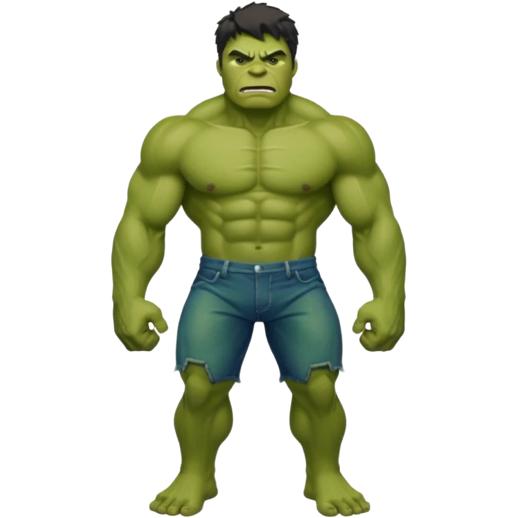 Hulk with full body emoji