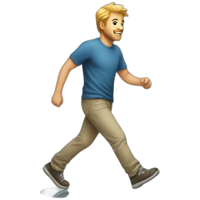 walking on glass emoji