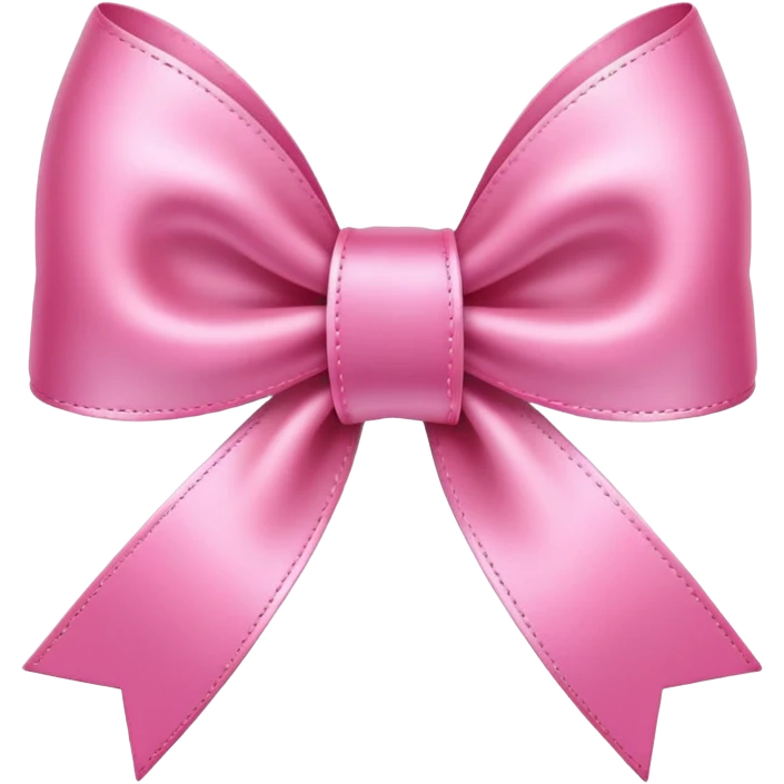 pink cute ribbon emoji