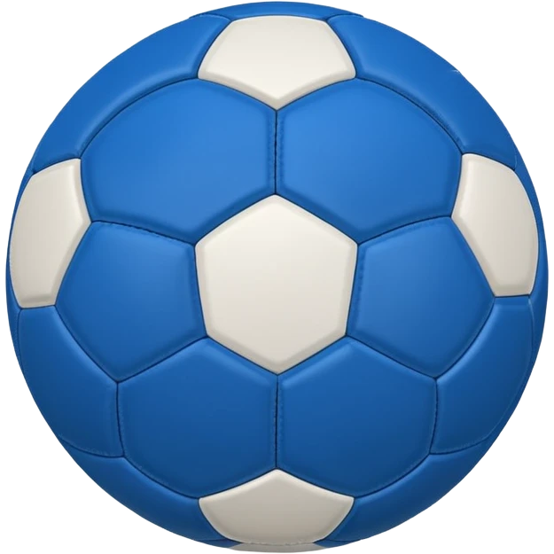blue soccer ball emoji