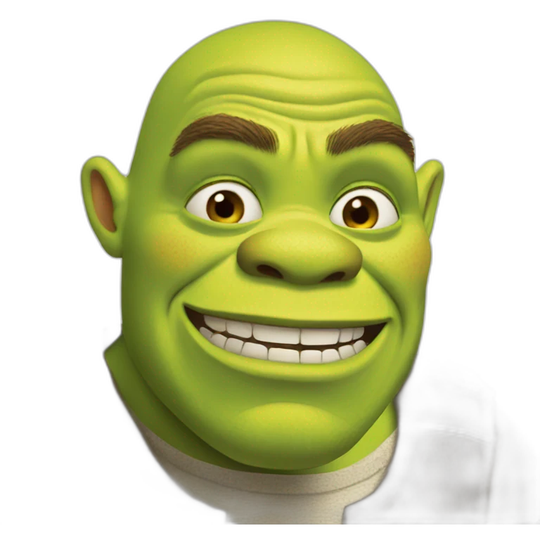 Shrek crazy emoji