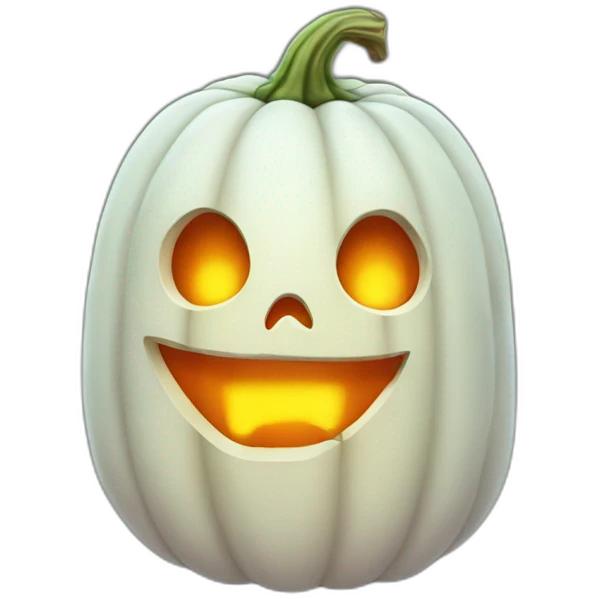 pumpkin ghost emoji