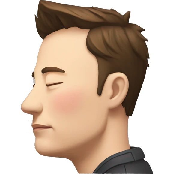 Elon-Musk-sleeping emoji
