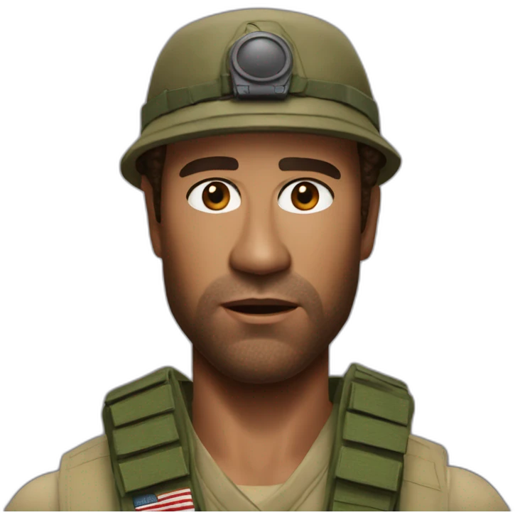 realistic kirk tropic thunder emoji