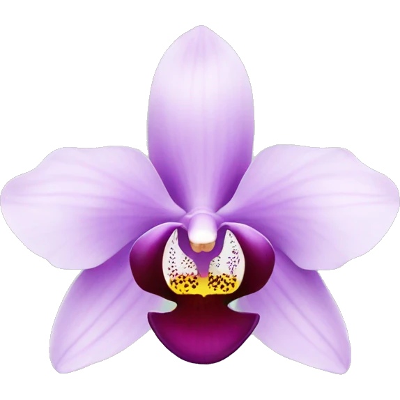 orchid flower emoji