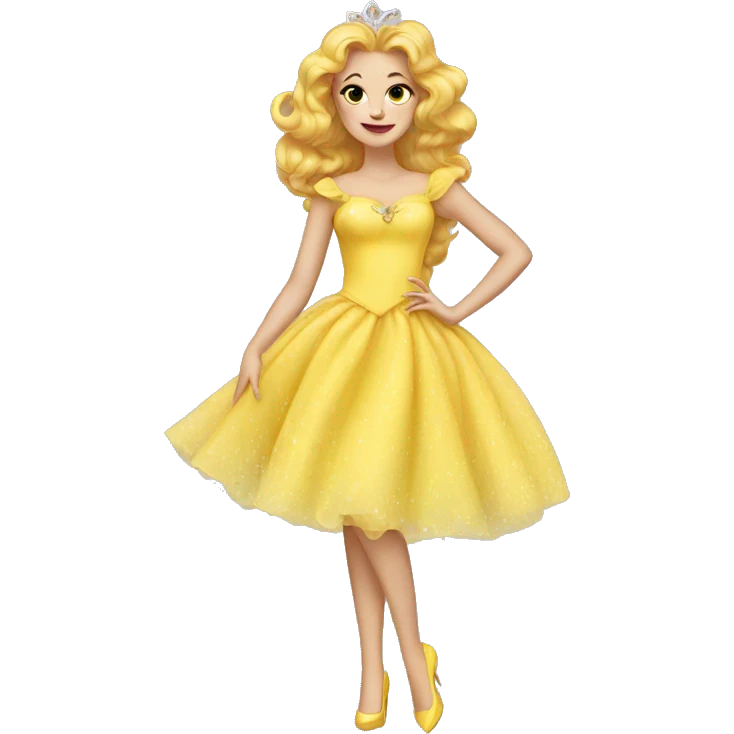 Glinda Yellow dress emoji