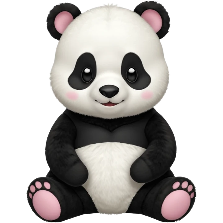 Winnie the Pooh in a panda outfit  emoji