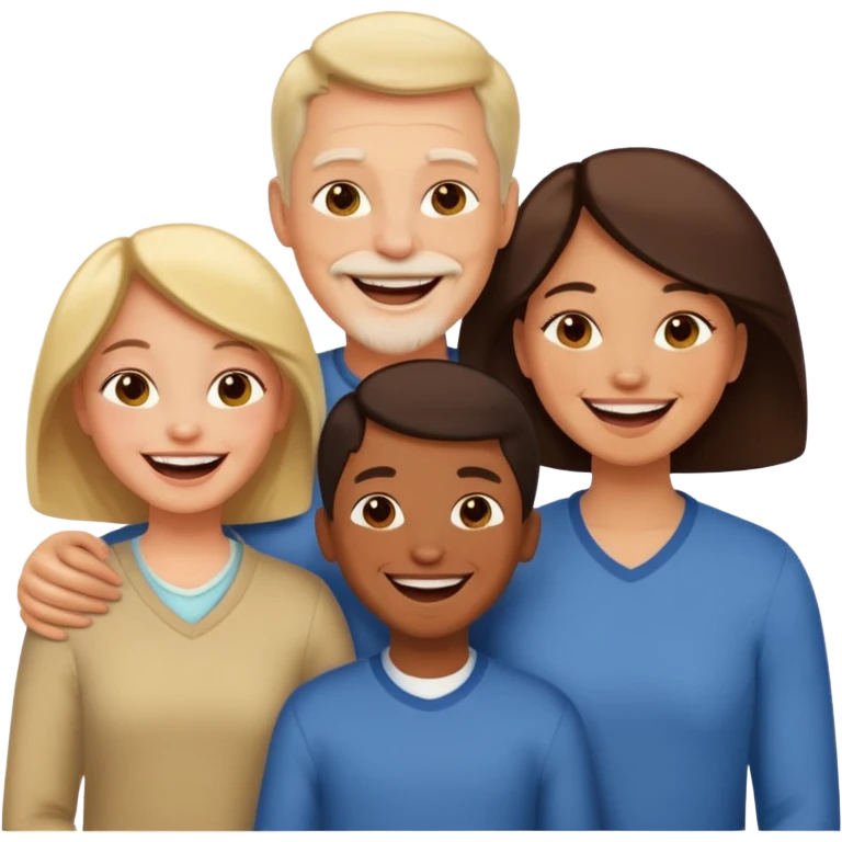 light full body family emoji