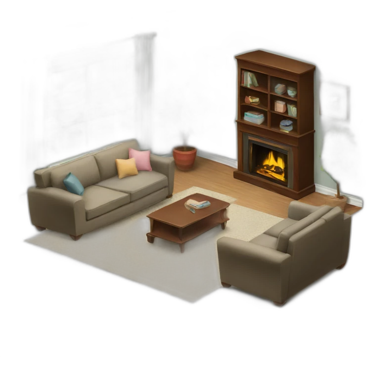 Suburban Living Room emoji