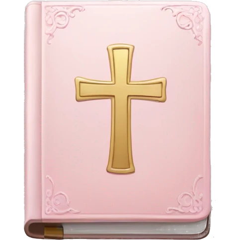 pale pink Holy Bible emoji