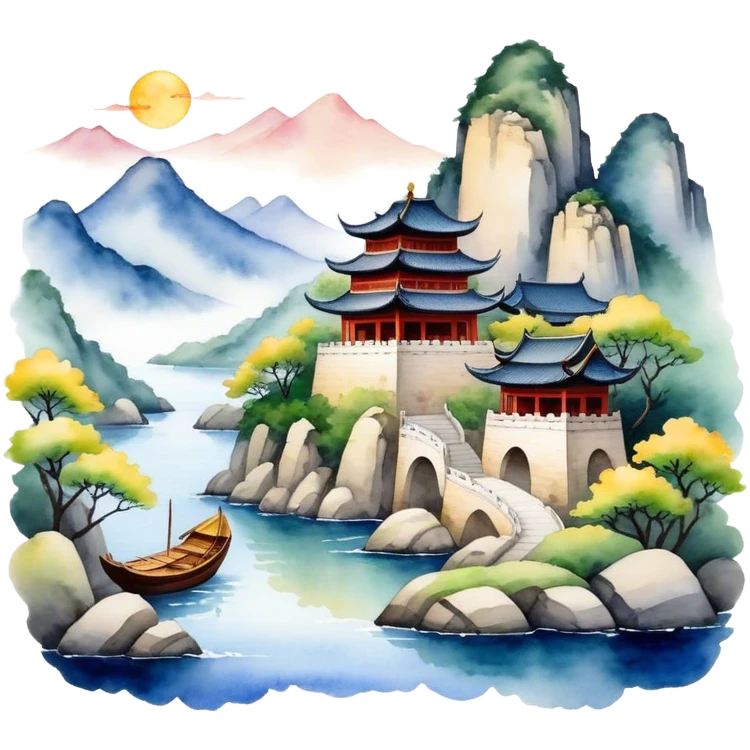 CHINESE WATER COLOR emoji