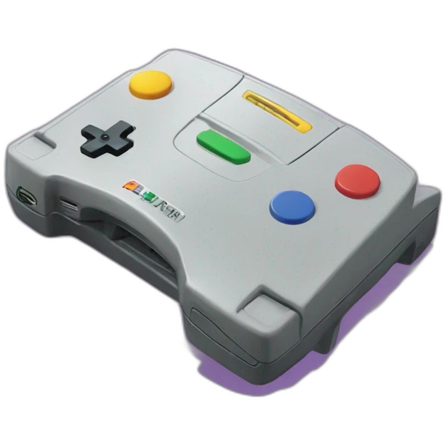 Nintendo 64 console emoji