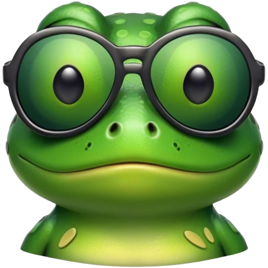 frog sunglass emoji