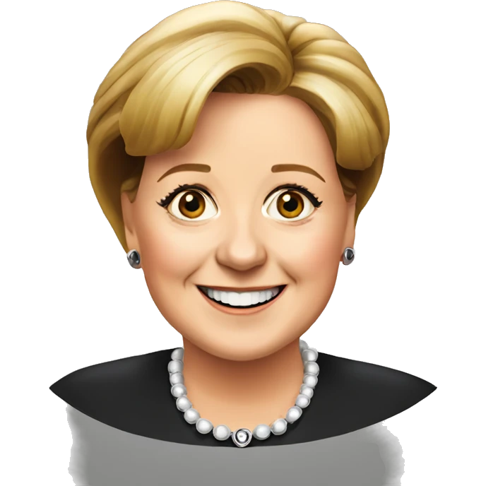 happy angela merkel emoji