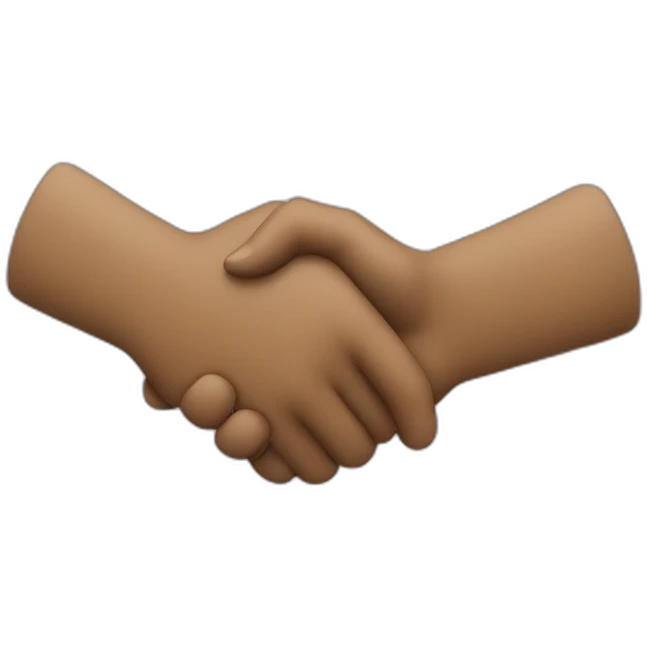 hand shake in unity emoji